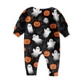 thumbnail image 4 of 2026 Matching Family Halloween Pajamas Set, Fall Sleepwear, Ghost & Pumpkin Printed Holiday Sleepwear, Soft Loungewear PJs Outfit, 4 of 4