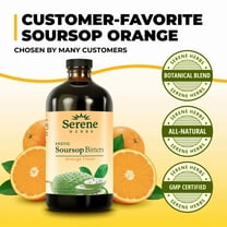 Serene Herbs Soursop Bitters Orange Flavor – Traditional Herbal Liquid Supplement, 16 fl oz