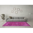 thumbnail image 3 of Ahgly Company Indoor Round Persian Pink Traditional Area Rugs, 5' Round, 3 of 4