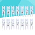 thumbnail image 2 of 100pcs Mini Wooden Photo Clips Mini Clothes Clip Multi-function Paper Message Pegs 2.5cm, 2 of 4
