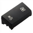thumbnail image 5 of 2X for A/C Climate Control Panel Fan Speed Button Replacement, for 1 Series F20/,2 Series F22/F23,3 Series,2 x Air Conditioning Panel Fan Button,black, 5 of 5