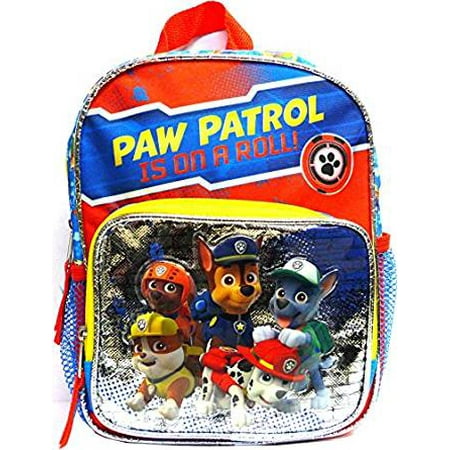 Mini Backpack - Paw Patrol - Is On a Roll Red 10" New 160894