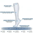 thumbnail image 3 of 8 Pairs Compression Socks for Women & Men Circulation 15-20 mmHg is Best Support for Athletic Running,Hiking, 3 of 6
