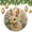 pattern-3002, variant on Christmas Tree Ornament Watercolor Painting Of Spring Bunny With Flowers 2 Side Printed Ornaments Spring Flower Grass Around The Rabbit Ornament Xmas Ornament for Family Sister Friends