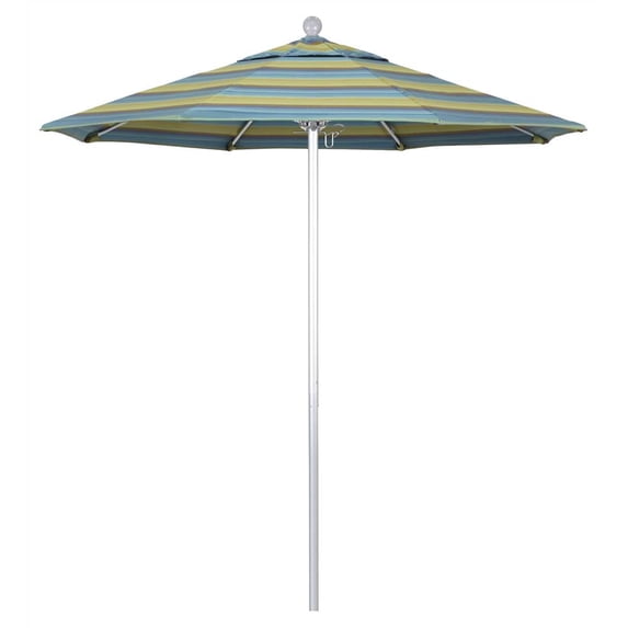 Patio Umbrella in Sunbrella 2A Astoria Lagoon Fabric