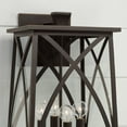 thumbnail image 5 of 4 Light Outdoor Wall Lantern In Transitional Style-20 Inches Tall And 11.75 Inches Wide-Black Finish Capital Lighting 946541Bk, 5 of 6