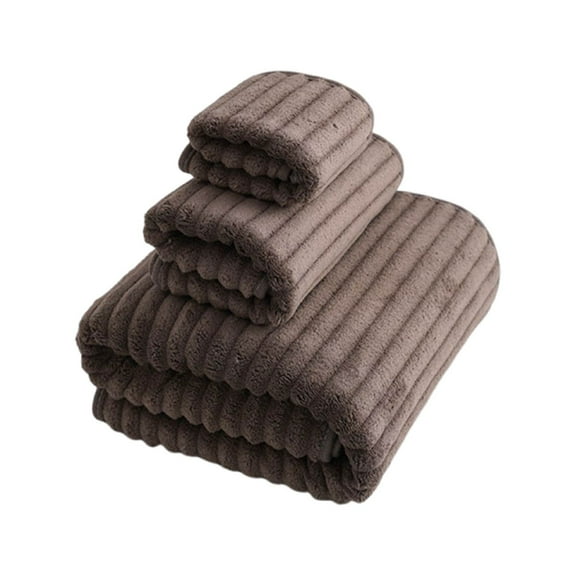 Under $2, Coral Fleece Towel, Cloth, Absorbent Towel Thickened Coral Velvet Bath Towel, Super Soft Highly Absorbent Quick Dry Towel for Bath Spa, 14X30 Inch, Multi-Color, by Cloudqi