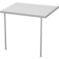 thumbnail image 2 of Four Seasons OLS TWV Series 12 ft wide x 8 ft deep Aluminum Patio Cover with 20lb Snowload & 2 Posts in White, 2 of 5