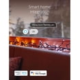 thumbnail image 4 of Twinkly Smart LED Christmas Lights, 400 Multicolor, 19.7ft Green Wire, App-Controlled, USB-Powered, Indoor/Outdoor, 4 of 9