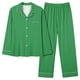 thumbnail image 1 of Traje de pijama informal de poliéster para mujer - Cuello en V, diseño con bolsillos - Para todas las estaciones - Tallas S-XXXL, 1 of 3