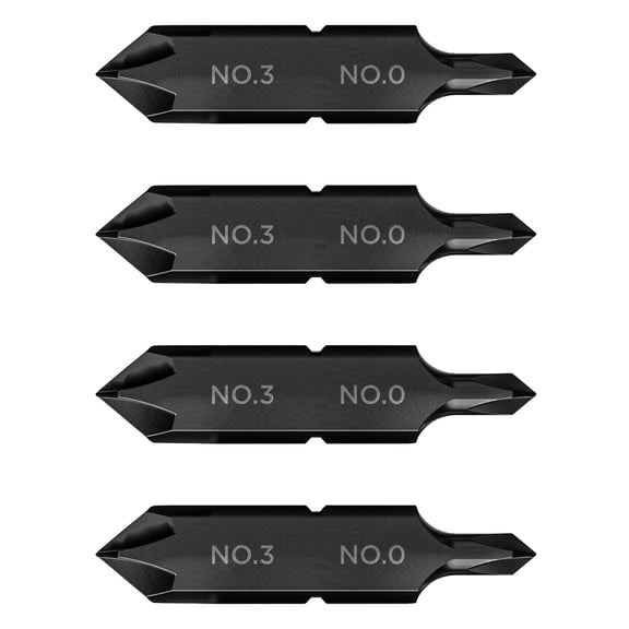 Galvanox Phillips No. 3 - No. 0 Double Sided Replacement Bits for Leatherman Multi-tools (4 Pack)