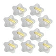 thumbnail image 6 of FRCOLOR Star Shaped Self Adhesive Wall Hooks for Home Use ABS Material Multi Color Can Hold Lightweight Items 10 Pcs, 6 of 8