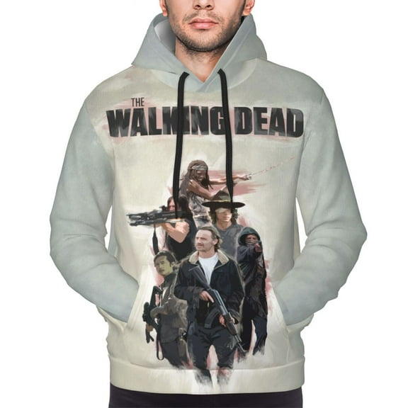 Unisex Men'S And Women'S Walking Dead Hoodies 3d Fashion Digital Print Cartoon Pullover Hooded Sweatshirts With Pockets