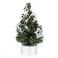 thumbnail image 2 of 15cm Mini Christmas Trees Desktop Pine Tree Xmas Decorations Festival Home Party Ornaments,Silver, 2 of 4