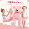 thumbnail image 6 of MaoGoLan 35.4" Giant Teddy Bear Soft Stuffed Animals Plush Big Bear Toy, 6 of 10