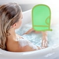 thumbnail image 4 of Unique Bargains 1 Pc Shower Gloves Body Scrubber for Bathroom 7.08"x5.11" Green, 4 of 6