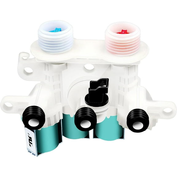 W11096268 Water Inlet Valve Compatible with whirl-pool ken-more Washing Machine Replaces W11220230 W10632527 W10758829 W10853296 W11096268 etc