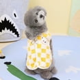 thumbnail image 5 of vnanda Pet Clothes for Dogs Pet Clothes Fashionable Checkerboard Pattern Winter Dog Vest Soft Pet Plush Jacket Coat Pet Supplies Trendy Dog Clothing, 5 of 8