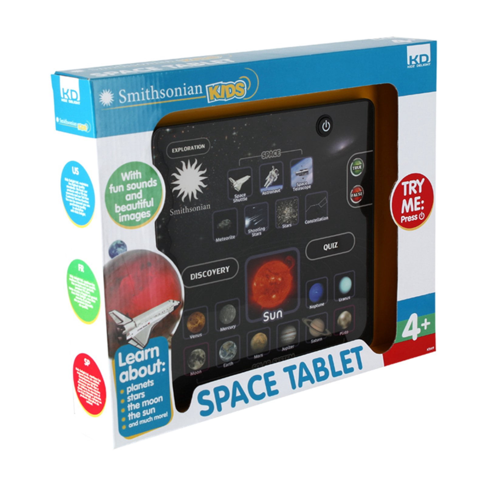 Kidz Delight Education Space Exploration Tablet For Kids Aged 4 And Up