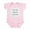 Petal Pink, variant on CafePress - 11 Lincoln 10 10 200_Html Body Suit - Baby Light Bodysuit, Size Newborn - 24 Months