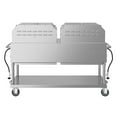 thumbnail image 6 of 60 in. 8-Burner Commercial Outdoor Propane Gas Grill with Two 30 in. Pizza Ovens in Stainless-Steel, ETL Listed (CGKIT6-P30P30), 6 of 13