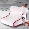 thumbnail image 4 of Zapatos de invierno con calentador USB, zapatillas eléctricas cálidas de felpa, lavables, con almohadilla térmica, 4 of 4