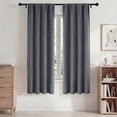 thumbnail image 1 of Blackout Cortinas, Cortinas Oscurecedoras de Habitación 42x72in Juego de 2 Paneles, Cortinas Blackout con Bolsillo para Barra para Recámara y Sala de Estar, Cortinas de Ventana con Aislamiento Térmic, 1 of 7