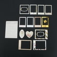 thumbnail image 3 of 4 Sets Photo Frame Design Sticker Creative DIY Sticker Self-Adhesive Photo Accessories for DIY Scrapbook Decoration Mixed Style, 3 of 9