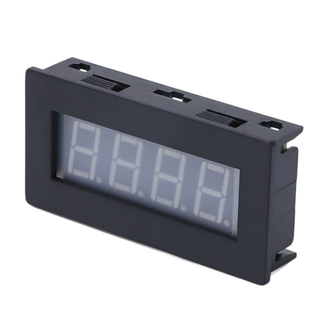 Testeur de Vitesse de Rotation, 0.56in A Mené le Tachymètre de l'Écran 5-9999RPM DC 8-15V 4 Chiffres avec le Câble pour Détecter le Rétroéclairage Bleu de Vitesse de Moteur, Rétroéclairage Rouge, Rétroéclairage Vert