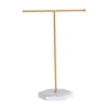 Metal Jewellery Stand T Shaped Shelf Storage Hanging for /Ears/Watch/Bracelet/Necklace White