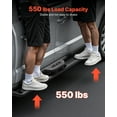 thumbnail image 3 of VEVOR Running Boards, 6 Inches Side Steps Compatible with 2005-2023 Toyota Tacoma Double Cab, Black Carbon Steel Nerf Bars, 550 lbs Load Capacity, Wide Non-Slip Hollow Surface with Rustproof Coating, 3 of 9
