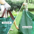 thumbnail image 6 of Samhe 2 Packs 132 Gallons Leaf Bags, Reusable Yard Waste Bags Heavy Duty Camping Yard Recycling Trash Bags, 6 of 9
