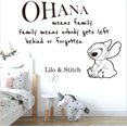 thumbnail image 1 of Stitch Black White Anime Wall Sticker Removable Wallpaper Home Decoration, 1 of 1