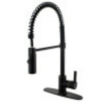 Gourmetier LS8776CTL Continental Single-Handle Pre-Rinse Kitchen Faucet, Naples Bronze