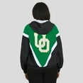 thumbnail image 5 of Women's WEAR by Erin Andrews Green/Black Oregon Ducks Colorblock Full-Zip Hoodie Windbreaker Jacket, 5 of 5
