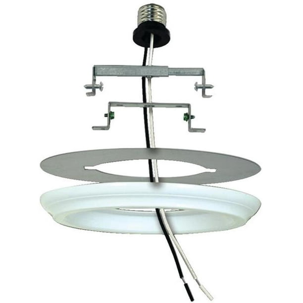 Westinghouse 0101100 White Plastic Recessed Lighting Converter