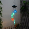 thumbnail image 4 of Memorial Wind Chimes New Solar Wind Chime Lights LED Starses And Moonss Colorful Outdoor Waterproof Garden Decoration Hanging Lights, 4 of 9