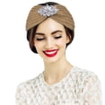 thumbnail image 2 of Xihbxyly Diadema Tejida con Agua, Elegante Nudo de Diamantes de Imitación, Diseño de Lana Suave y Cálida, Estilo Bohemio Invernal, Estilo Urbano Informal, Ideal para Fiestas, Clubes y Bodas, Talla 50, 2 of 3