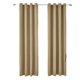 thumbnail image 1 of Cortinas opacas con diseño sofisticado y de bajo consumo energético, con ojales en la parte superior, cortinas aislantes y que oscurecen la habitación, ojales plateados de 1,6 pulgadas, 2 paneles en, 1 of 5