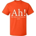 thumbnail image 2 of OXI T-Shirt - Ah The Element of Surprise, Basic Casual T-Shirt for Men's and Women Fleece T-Shirt Short Sleeve - Orange 3X-Large, 2 of 3