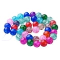 thumbnail image 3 of Rongfmy Perles en Verre Craquelé 2x10 mm Perles Rondes en Verre pour Bricolage Fabrication de Bijoux, Multicolore, 2 Pcs, 3 of 8