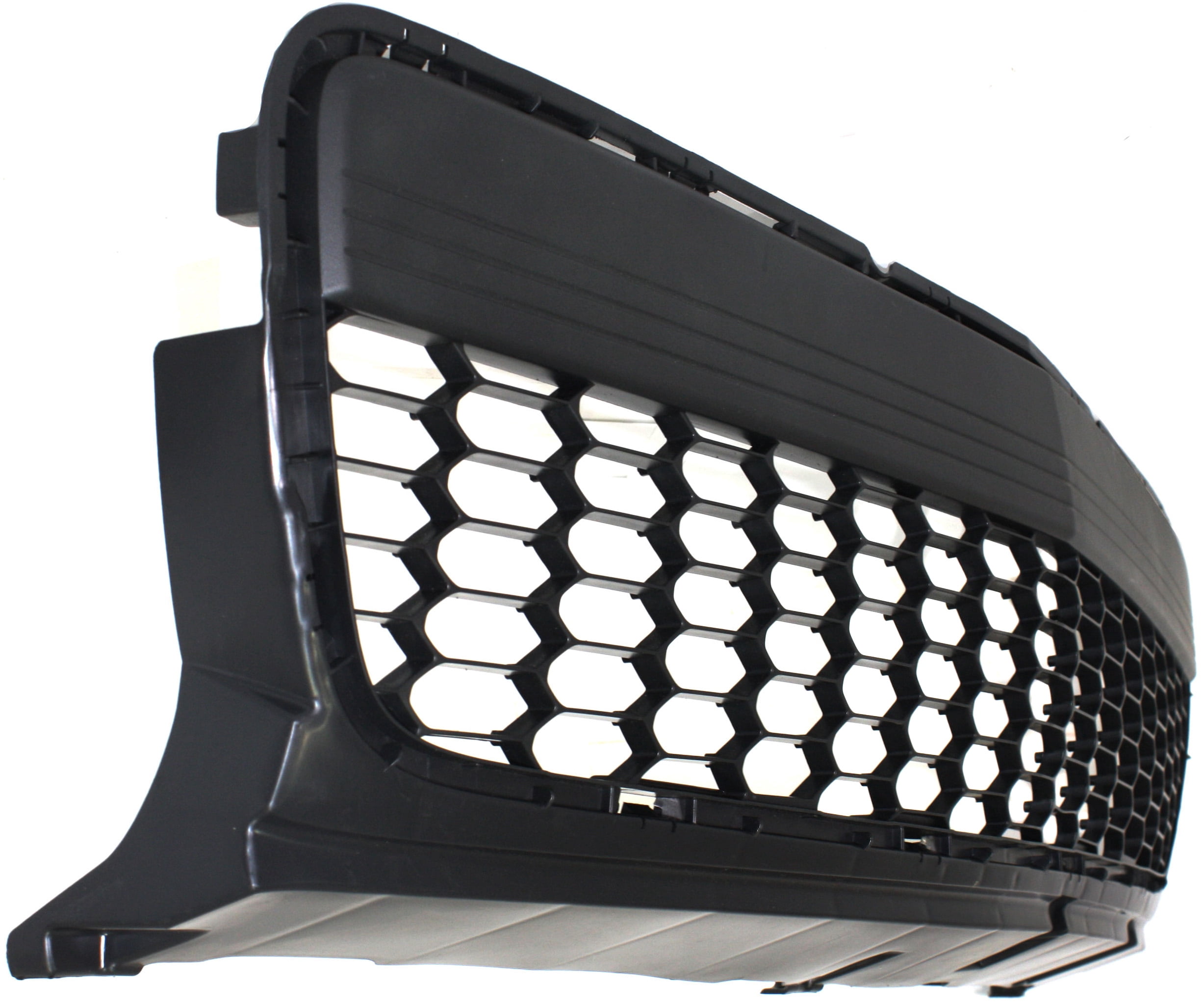 Bumper Grille Compatible With 2007-2009 Mazda 3 Front Textured Black