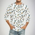 thumbnail image 2 of Cute Crop Tops for Men Trendy Mens Blouses for Wedding Tshirts Shirts Graphic Vintage 5X Mens Workout Tops Set Mens Summer Shirts with Sleeves, 2 of 5