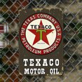thumbnail image 2 of Placa Metal Vintage TEXACO Pintura Hierro Rectangular Al Óleo Arte La Pared 20x30cm, 2 of 9