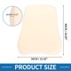 thumbnail image 4 of Almohada de Soporte Lumbar para Cuello de Automóvil de Todas las Estaciones Unique Bargains Espuma Viscoelástica Diseño Ergonómico 48x39x10.5cm Beige 1 Pc, 4 of 6