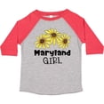 thumbnail image 3 of Inktastic Maryland Girl Black Eyed Susans Flowers Girls Toddler T-Shirt, 3 of 5