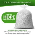 thumbnail image 4 of Betta 55-60 Gallon Clear High-Density Trash Bags, 150 Count Box, (38x60-inch) Commercial Medium-Duty Garbage Can Liners, 4 of 7