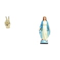 thumbnail image 1 of Estatua Escultura Gesto de la mano con los dedos Estatuas Figuras Estatua de María Figura Colección religiosa Estatua católica Material de resina Ador, 1 of 8