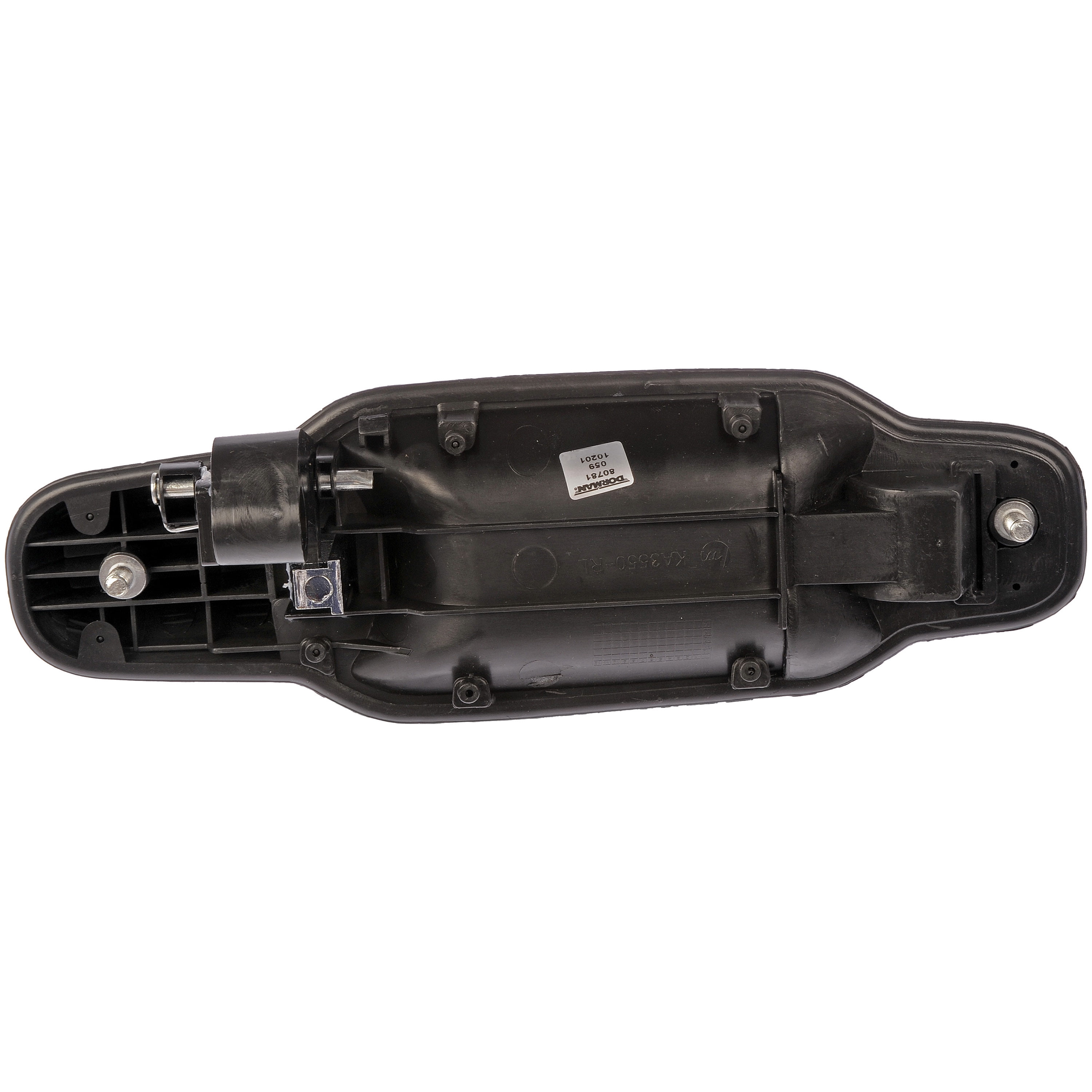 Dorman 80781 Rear Driver Side Exterior Door Handle for Specific Kia Models, Black and Chrome