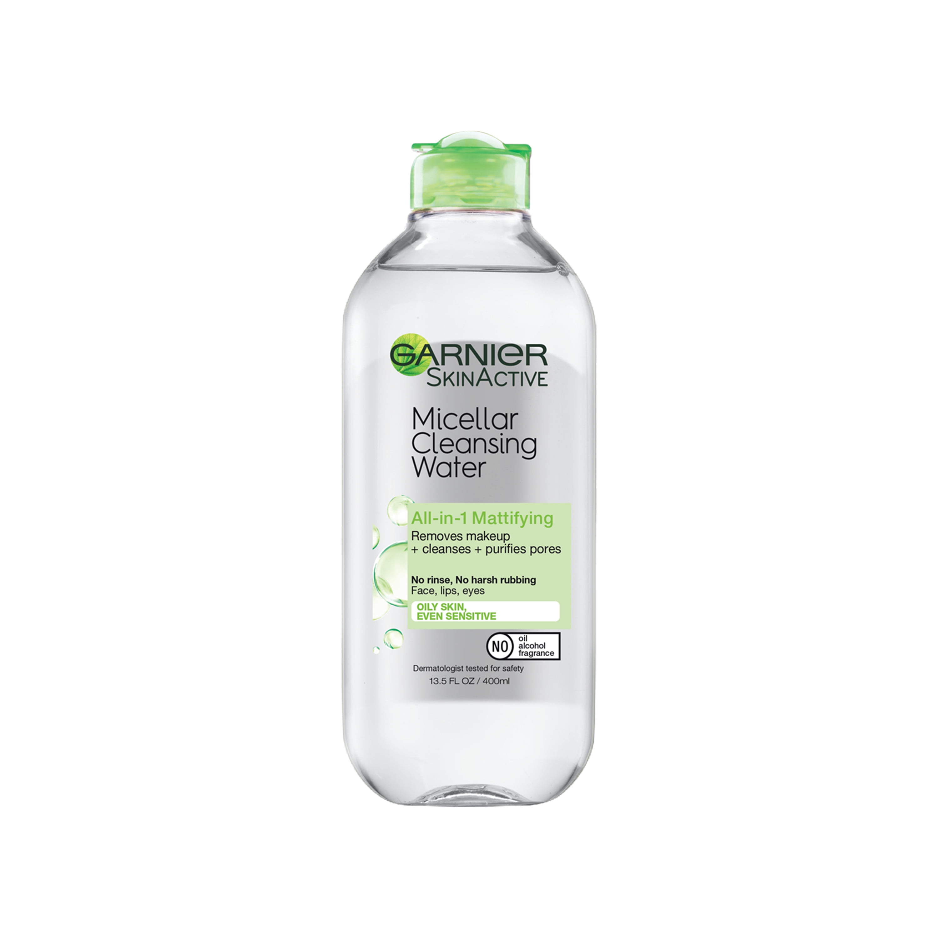 Garnier SkinActive Micellar Cleansing Water and Makeup Remover for Oily Skin, 13.5 fl oz